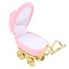Baby Carriage Shape Jewelry Organizer Box Portable Ring Storage Box Jewelry Gift Case  Home Storage