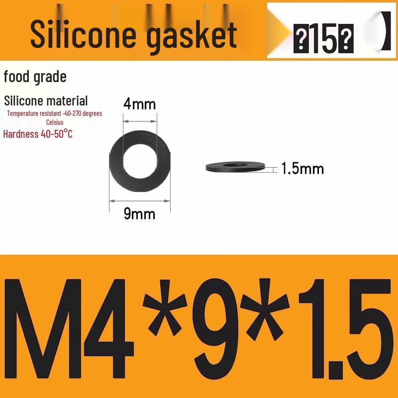 Silicone High-Temp Waterproof Gasket & Shock Absorbing Seal Pad