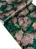 Self-Adhesive Wallpaper Brown Stone Brick Wallpaper Fireplace Kitchen Backsplash Peel and Stick Wallpaper Stick on Wallcovering
