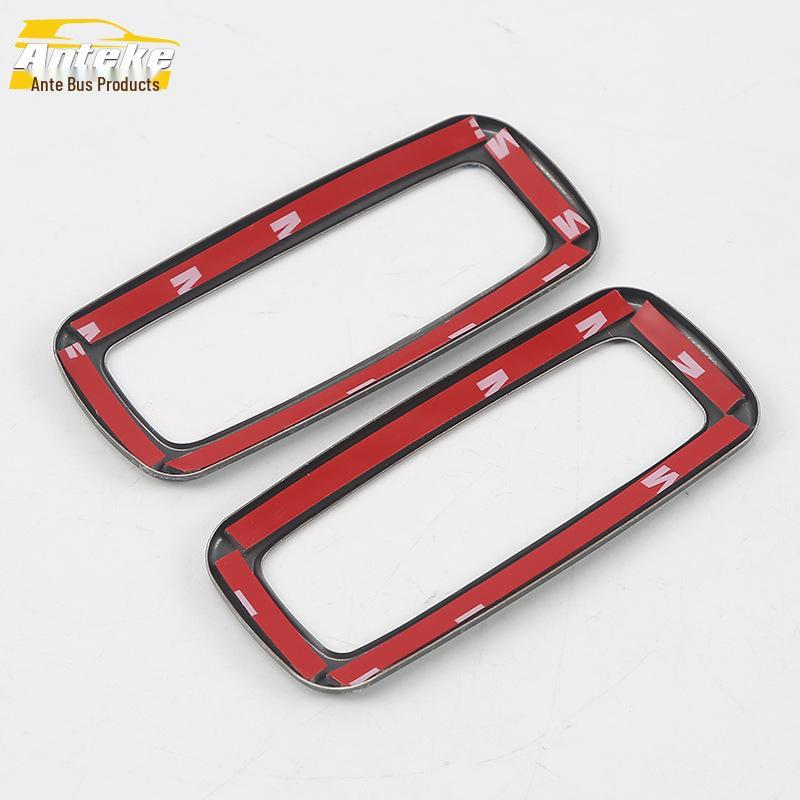Compatible Rear Reading Light Bright Ring & Decorative Roof Lighting Frame Sticker for X3 Cars