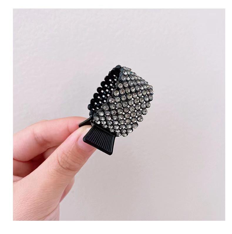 

Маленькие заколки-крабы для волос 1,77 дюйма для высокого хвоста, заколки-акулы со стразами для женщин с густыми длинными волосами