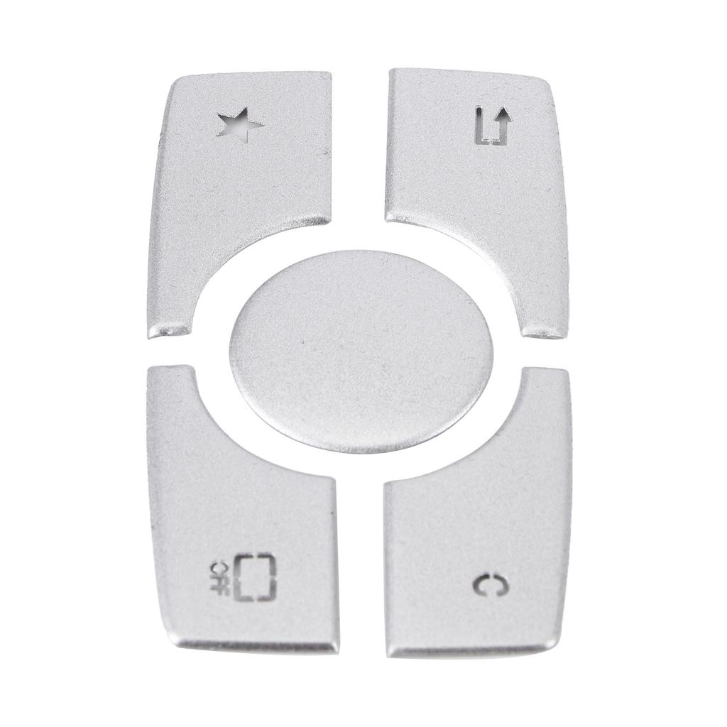 Multimedia Button Cover Trim Aluminum Alloy Stickers Fit for Mercedes Benz ML GL Class 2015 2019