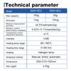 16A Halogen Moisture Meter LCD Touch Screen Food Medicine Powder Moisture Detector EU US Plug HalogenWater Content Analyzer