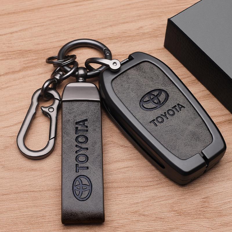AOP1 Car Remote Key Case Cover for Toyota GR RAV4 Crown Hilux Fortuner Corolla SE 2023 Camry Yaris Land Cruiser Prado Venza Accessory