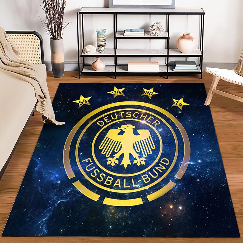 German Football Logo Designed floor mat, suitable as a non-slip mat for the living room or bedroom sofa