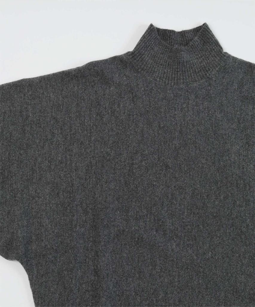 Yours BEXU1745 High Neck Dolman Sleeve Oversized Size Gray Women's Knit, Small,