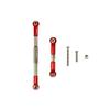 PEWETE RC Car Spare Parts Link Rod Seat Shock Absorber for 1:16 WPL C14, C24, C24-1, B14, B24FY Hobby Modification Accessories - Red