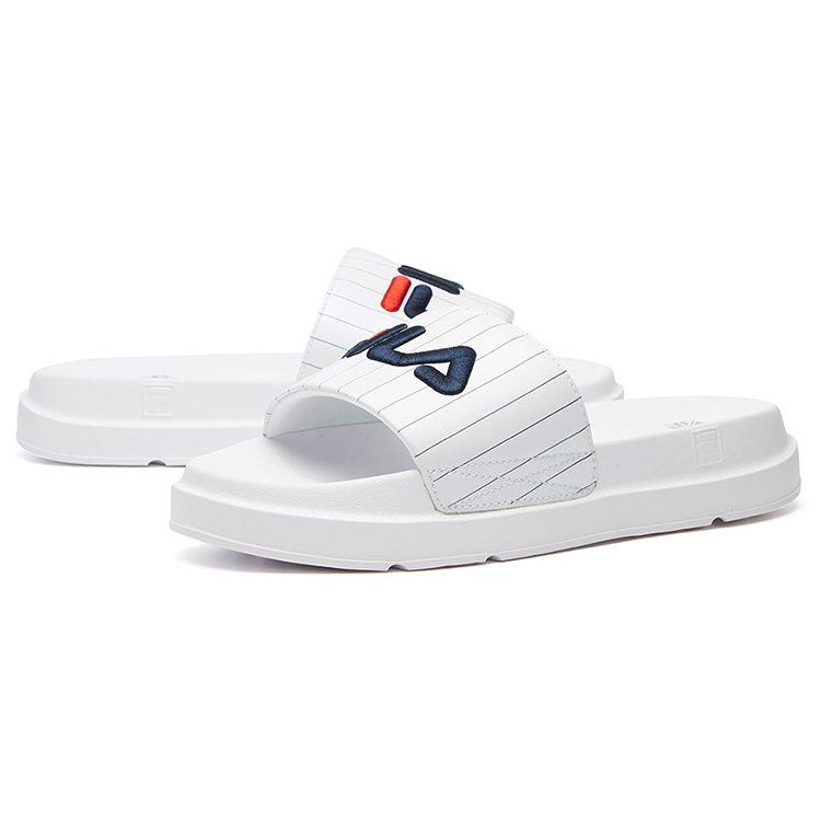 Fila Thick Sole White Slippers Women's F52W044602FWT