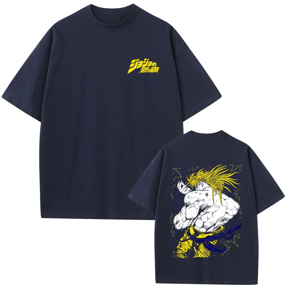 Anime Jojos Bizarre Adventure Dio Brando Graphic Tshirt Unisex Women Fashion Unisexga Oversized T Shirt Funny Japanese Streetwear