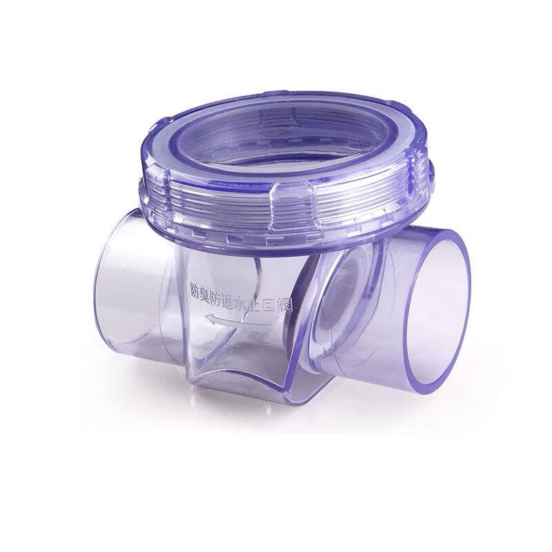 Kitchen Sewer PVC Transparent Check Valve