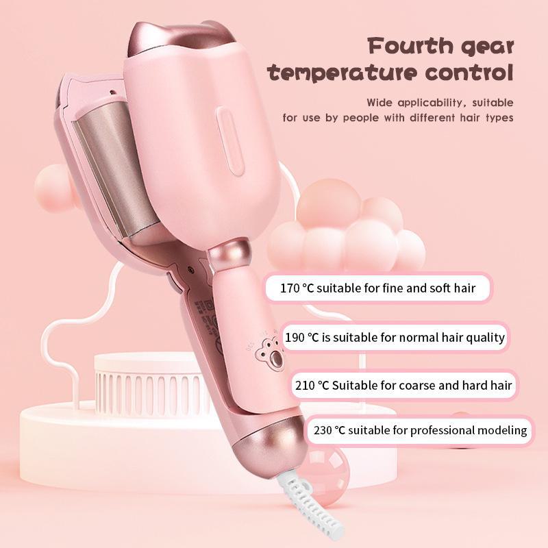 Popular Cat Claw Egg Curler: Water Ripple Lazy Girl Mini Curling Iron