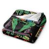 Trust In God Knitted Blanket Flannel Horror Halloween Cthulhu Lovecraft Occult Thin Throw Blanket for Home Couch Bedroom Quilt