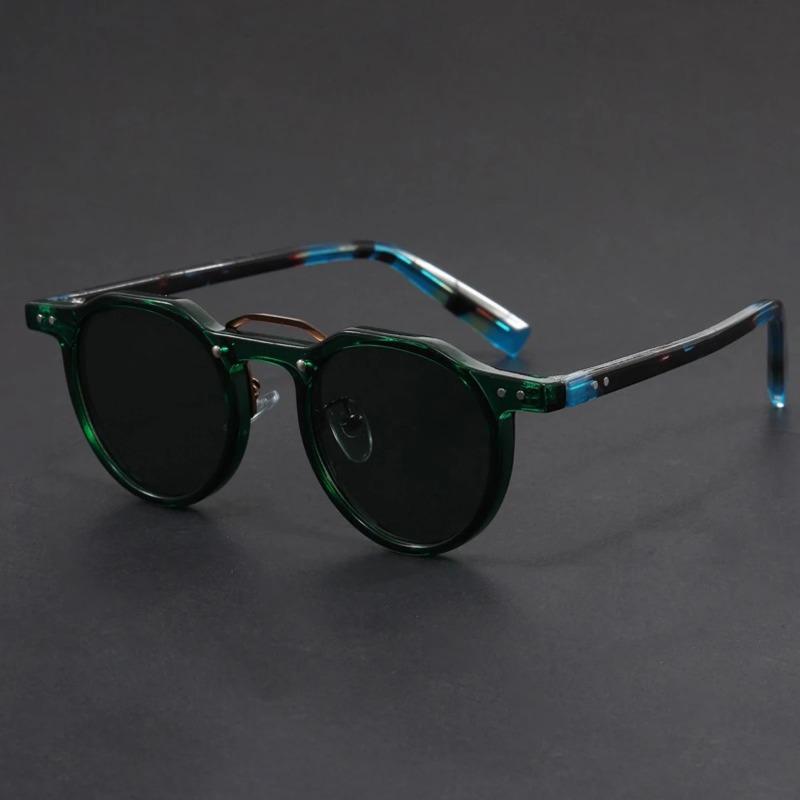 Classic Vintage Round Frame Sunglasses Men Women Hip-hop Punk Style UV400 Sun Glasses Retro Fashion Goggles