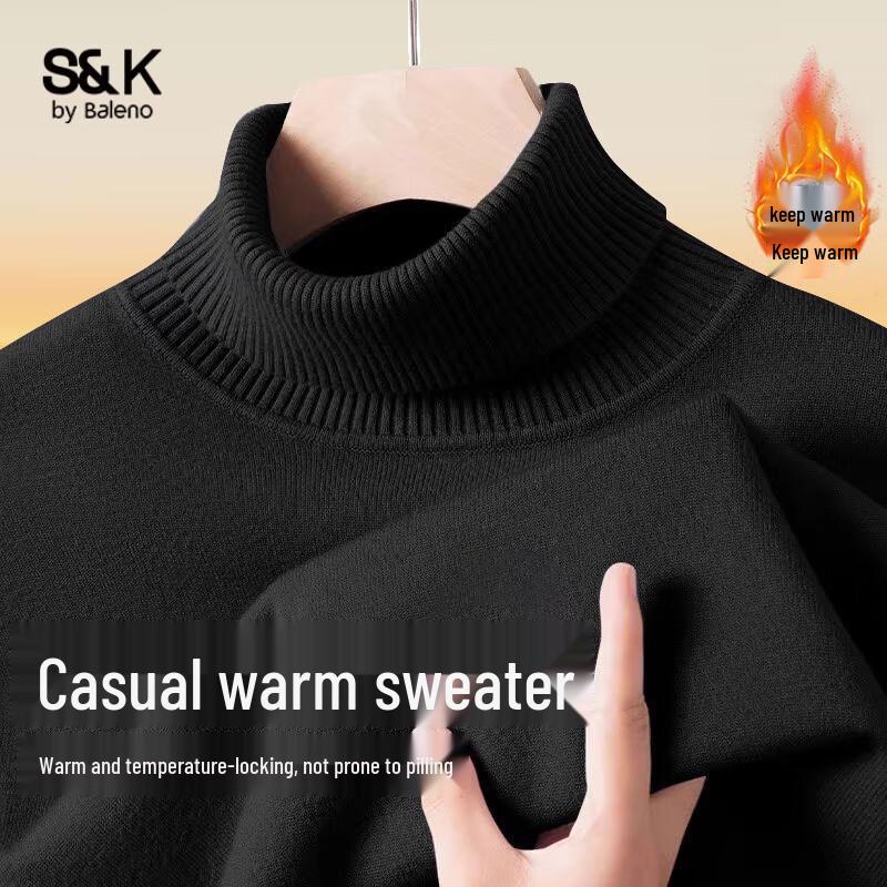 

Baleno S&K Unisex Turtleneck Sweater 4XL