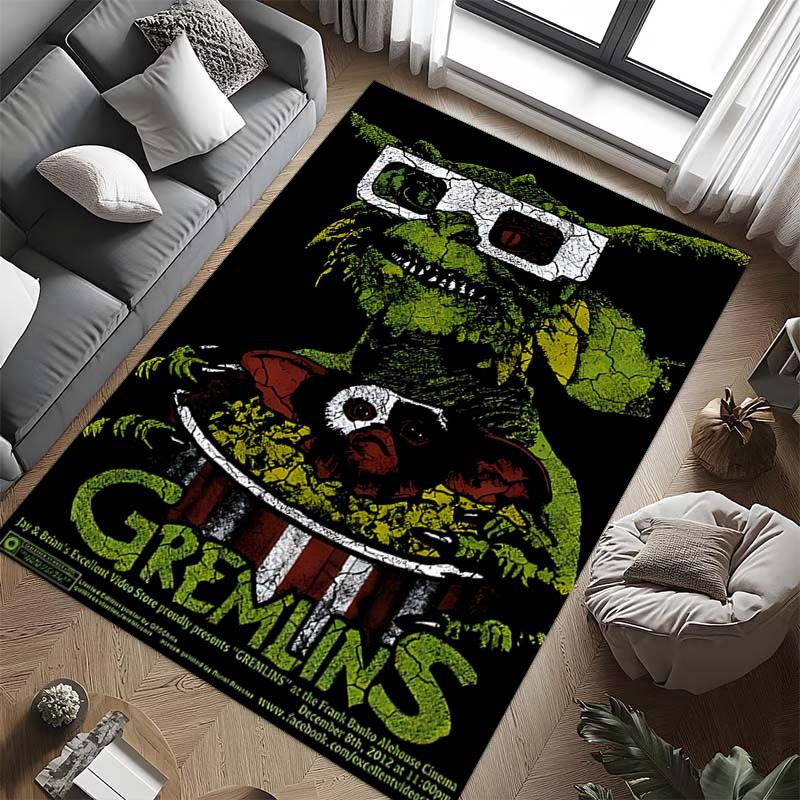 Whimsical Gremlins Adventure carpet printing floor mats Room Fashion Bathroom mat