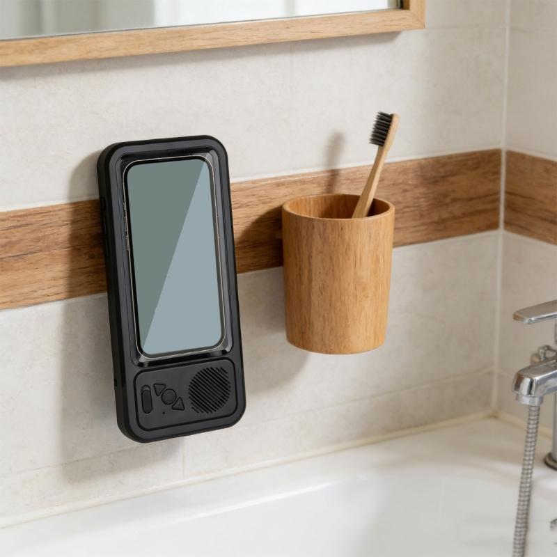 IPX4 Evaluated Bathroom Wireless Speaker With Long Permanent Power And Undistorted Sound For Relaxing Showers