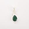Green Onyx Gemstone 925 Sterling Silver Jewelry Handmade Statement Pendant 1.40" PP-12-17