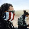 Red White Blue American Flag Outdoor Face Mask by IndieRidge Microfiber Polyester Multifunctional Seamless Headwear & "Old Glory" -