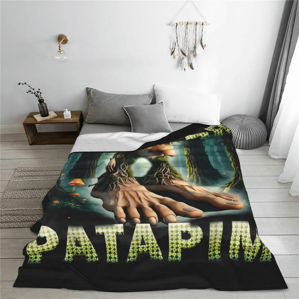 Humor Gen Z (Brr Brr Patapim Blanket Quality Super Soft Throw Blanket Autumn Airplane Travel Couch Chair Print Bedspread