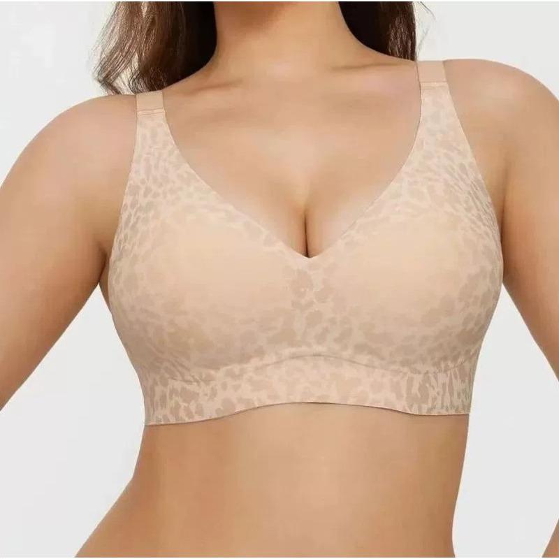 Roagous Deep, Bra Women's Rimless Seamless Bra Women's Rimless Low Chest, Shirt Bra