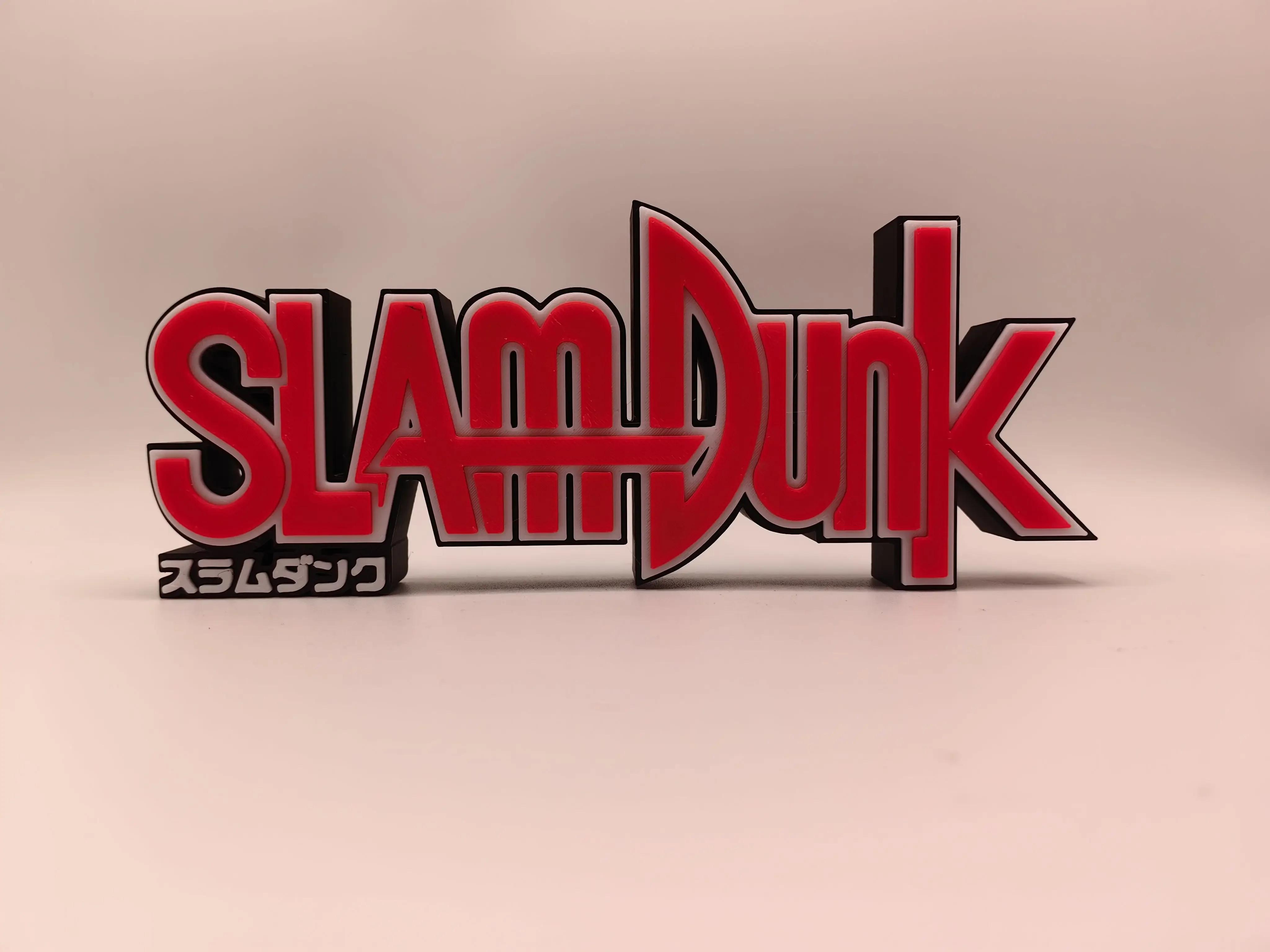 Slamdunk Logo Saint Seiya Logo Standing Sign Handicraft Model Toys Gift