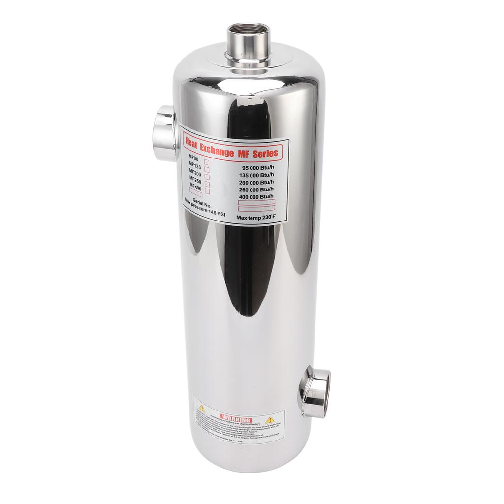 60KW Swimming Pool Heat Exchanger SPA Thermostat Heater Pool Circulating Heating Equipment