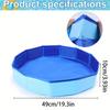 1Pc Portable Folding Foot Bath Bucket, Suitable for Swimming Pool Entrance, Multi-component Essential Pool Cleaning Accessories