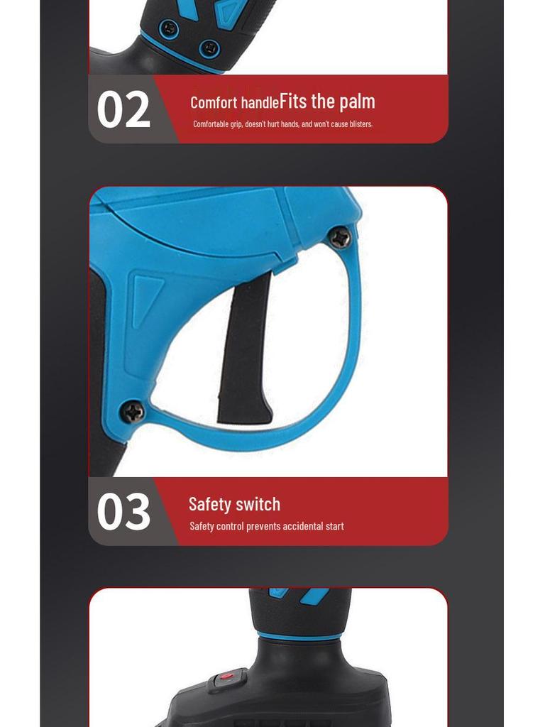 New Rechargeable Cordless Pruning Shears: Handheld Electric Scissors with Lithium Battery for Thick Branches