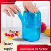 Manual Shaved Ice Machine: Hand-Cranked Ice Crusher for Fluffy Ice and Smoothies, Compact Household Ice Maker for Kids