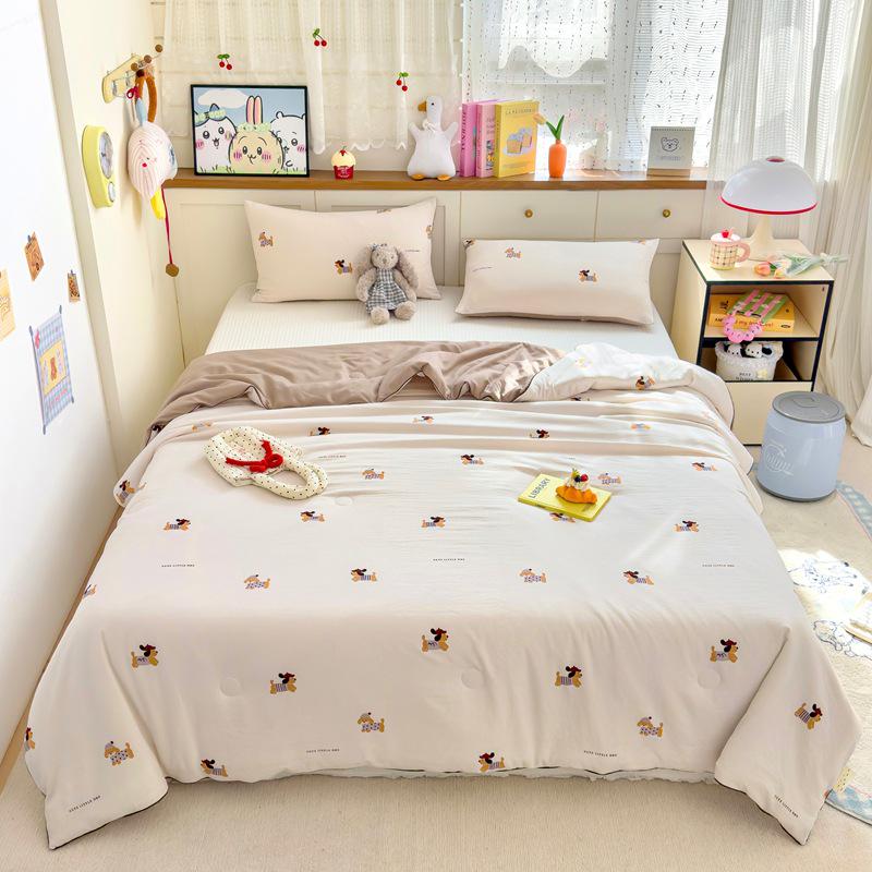 A klasės kūdikių lygio plauta medvilnė ir sojos pluoštas vasarinė vėsinanti antklodė