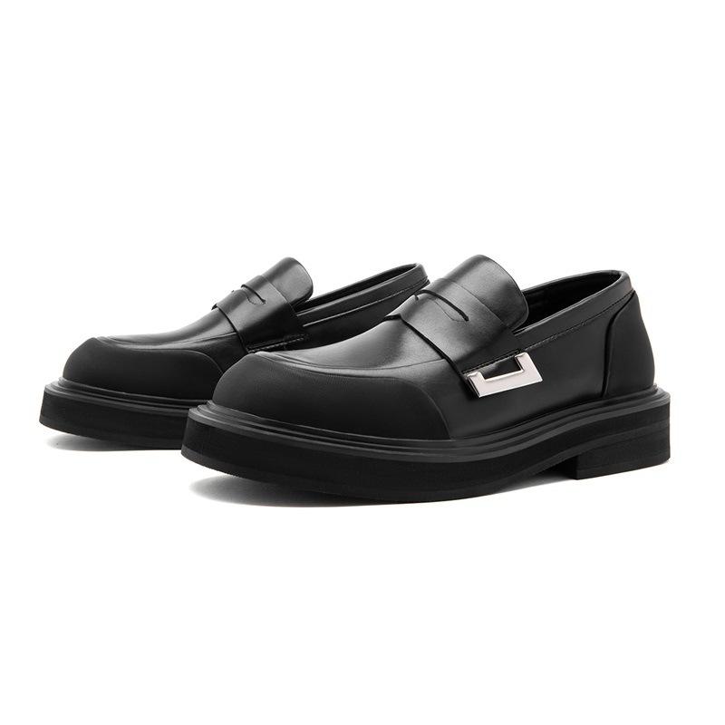 

3677 высококачественная кожаная обувь мужская повседневная деловая для通勤 платья обувь черная обувь для пары свадебная обувь для жениха 44 чёрный