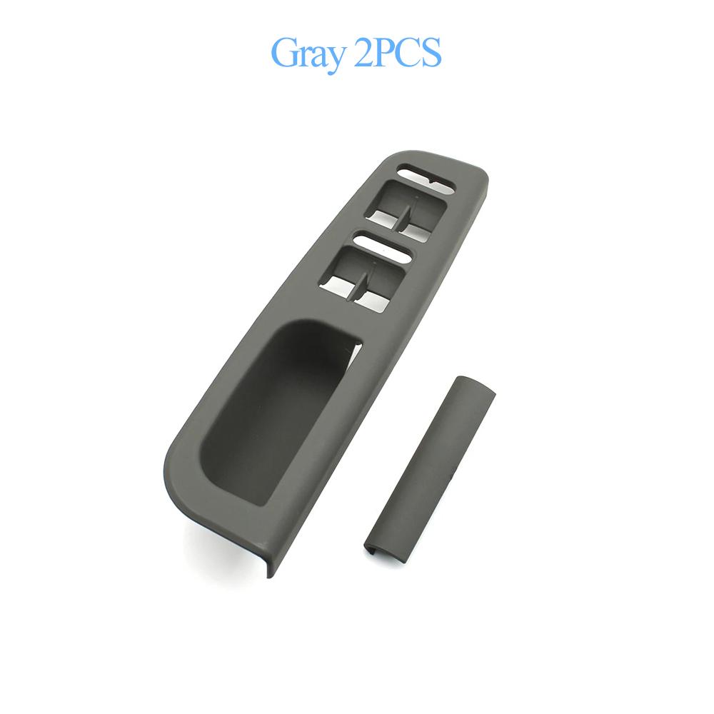LHD Interior Front Rear Left Right Door Armrest Panel Pull Handle Grab Cover For Volkswagen VW Bora Golf 4 MK4 Jetta 1999-2004