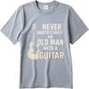 Unisexs Top Street Wear Unisex Round Neck Tshirt Streetwear Never Underestimate An Old Unisex With A Guitar Stylish Boys Teeshirt