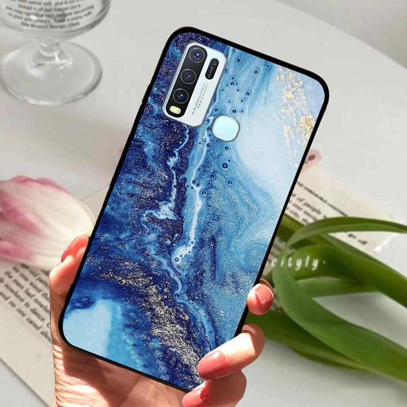 Pro Vivo Y30 1938 Y50 1935 Pouzdro zvířecí Silikonové Měkké TPU Zadní kryty Pro Vivo Y 30 50 Y30 2020 Pouzdro Ochranné Kreslené Funda