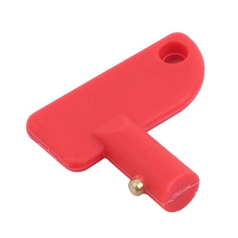 

Red Mini Battery Disconnect Key for Car/Marine/Truck Isolator