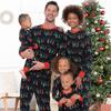 European & American Cartoon Print Christmas Long Sleeve Homewear Set
