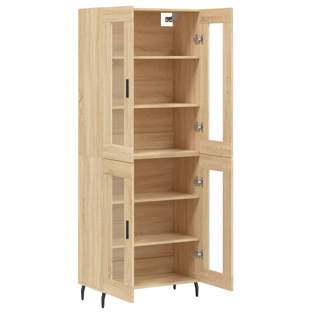 Highboard Sonoma Oak 69.5 x 34 x 180 cm Particleboard