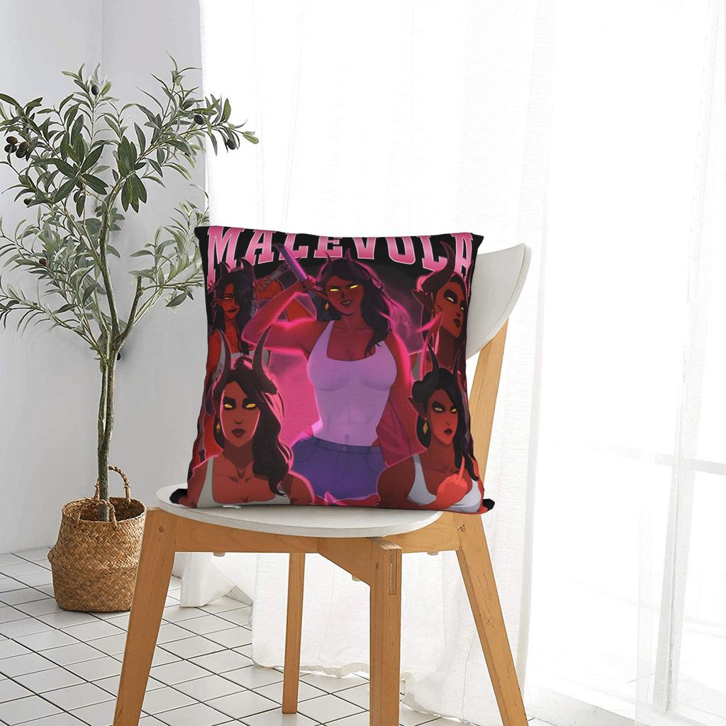 Federa Malefica Dispatch Poliestere Copricuscino Regalo Supereroe Gioco Custodia Cuscino Arredo Casa Quadrato 18'