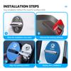 AAABR1 For Skoda 4Pcs Car Door Lock Covers Auto Decorative Accessories Kodiaq Fabia Kamiq Karoq Octavia 2 3 Rapid Scala