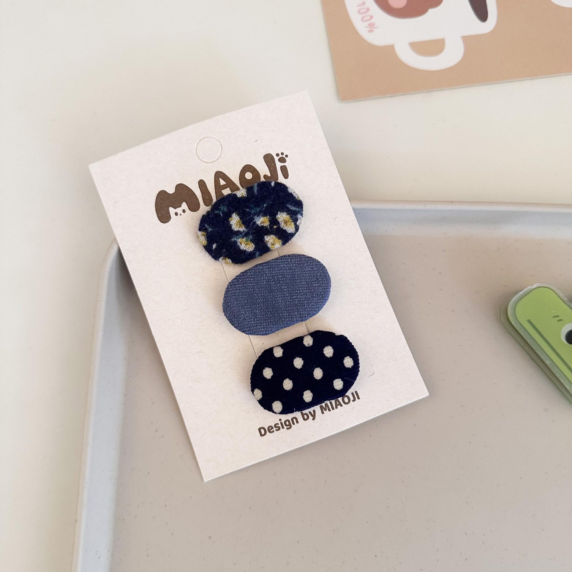 

3 шт., заколка Hari для маленьких девочек, Эстетическая круглая заколка для волос в стиле горшочка с цветочным принтом для маленьких девочек, милый головной убор принцессы с цветком для маленьких девочек