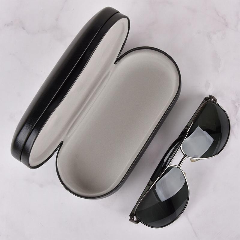 2 in 1 Doppelschichtige Brillenbox Kontaktlinsenbehälter Für Männer Frauen Kreative Duale Nutzung Brillenetui Brillen Lederbox Unisex Geschenk