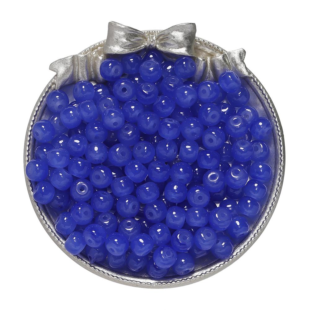 20-50pcs/lot Jelly Flat Round glass Beads Bracelet Spacer Beads For DIY Handmade Charm Jewelry Making Findings Wholesale