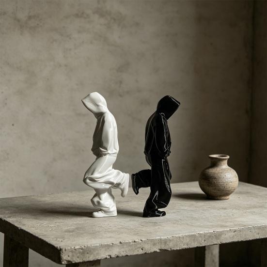 Desktop Figuur 3D Geprint Trainingspak Beeldje Verzamelsieraad Tafelblad Decoraties voor Boekenkast Kantoor Thuis Decoratie