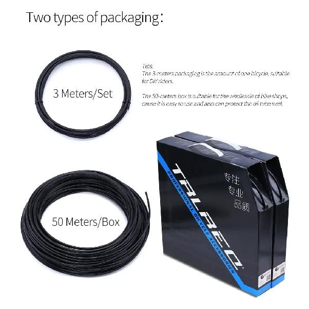 1PC Mountain Bike Hydraulic Disc Brake Oil Tube 5mm Hose Pipe Housing 2.0x5.0mm Brake Cable Line for Bicycle