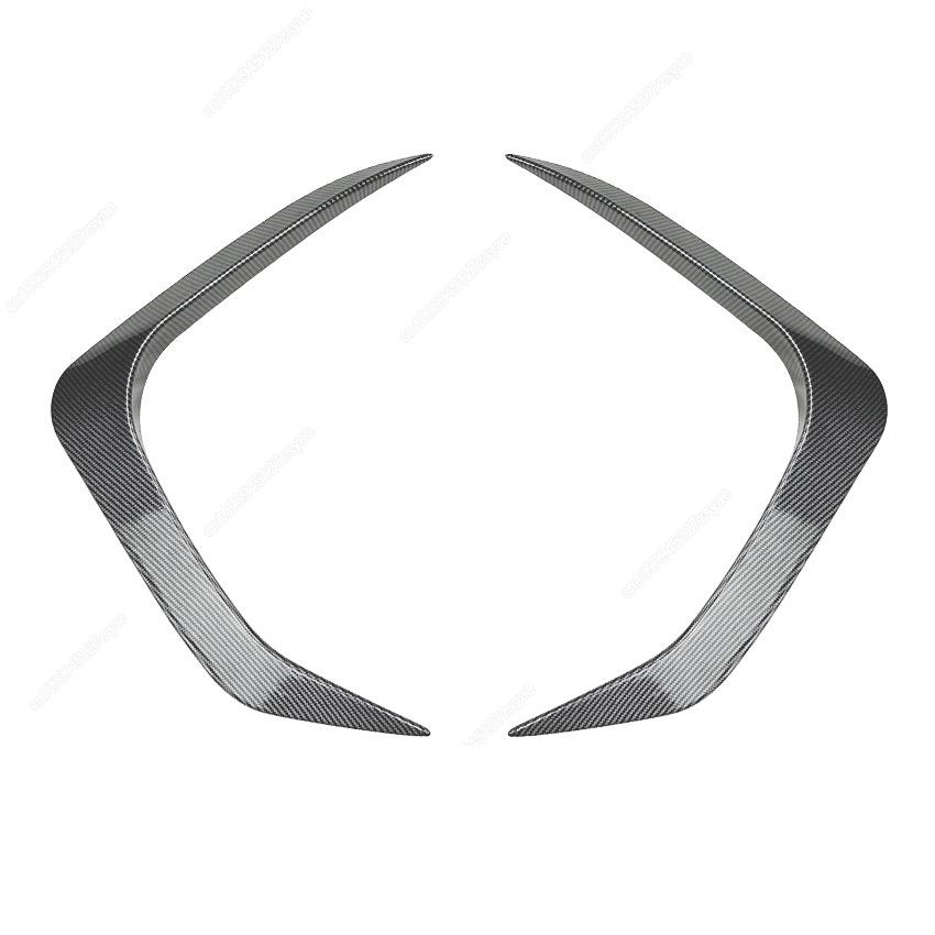 Car Front Bumper Lip Splitter Side Air Vent Intake Fog Lamp Frame Spoiler For BMW X1 U11 iX1 M-Sport 2022-2025+ Bodykits Tuning