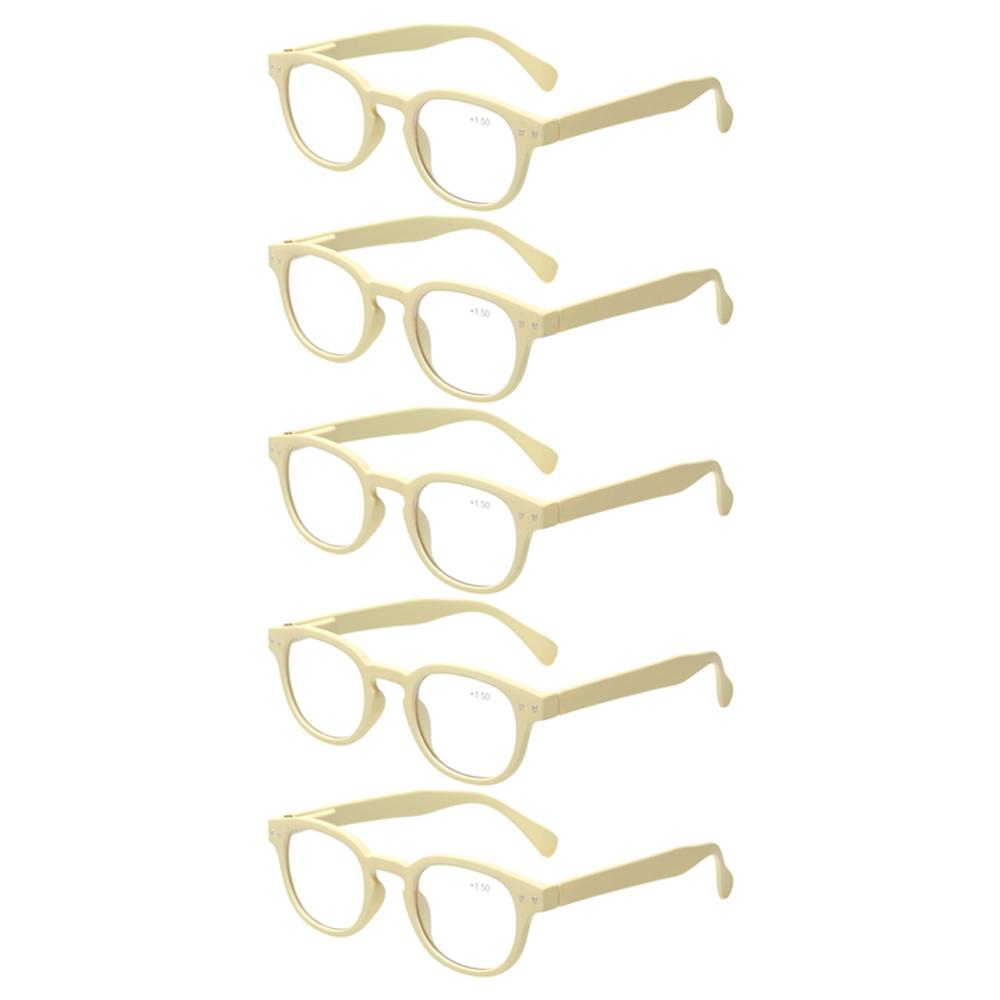 TUREZING Reading Glasses for Men Women Flexible Spring Hinge Readers +1.0 To +6.0 Lightweight Comfortable