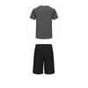 Adidas Taekwondo Breathable Round Neck Pullover Simple Short Sleeve T-Shirt Fashion Lace-Up Shorts Casual Sports Suit ADICLTS24CTK-GFC+S21ATMSH1T-BW
