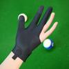 1Pc Left Hand Billiards Glove Three Finger Snooker Billiard Glove Non Slip Stickers Elasticity Billiard Training Gloves