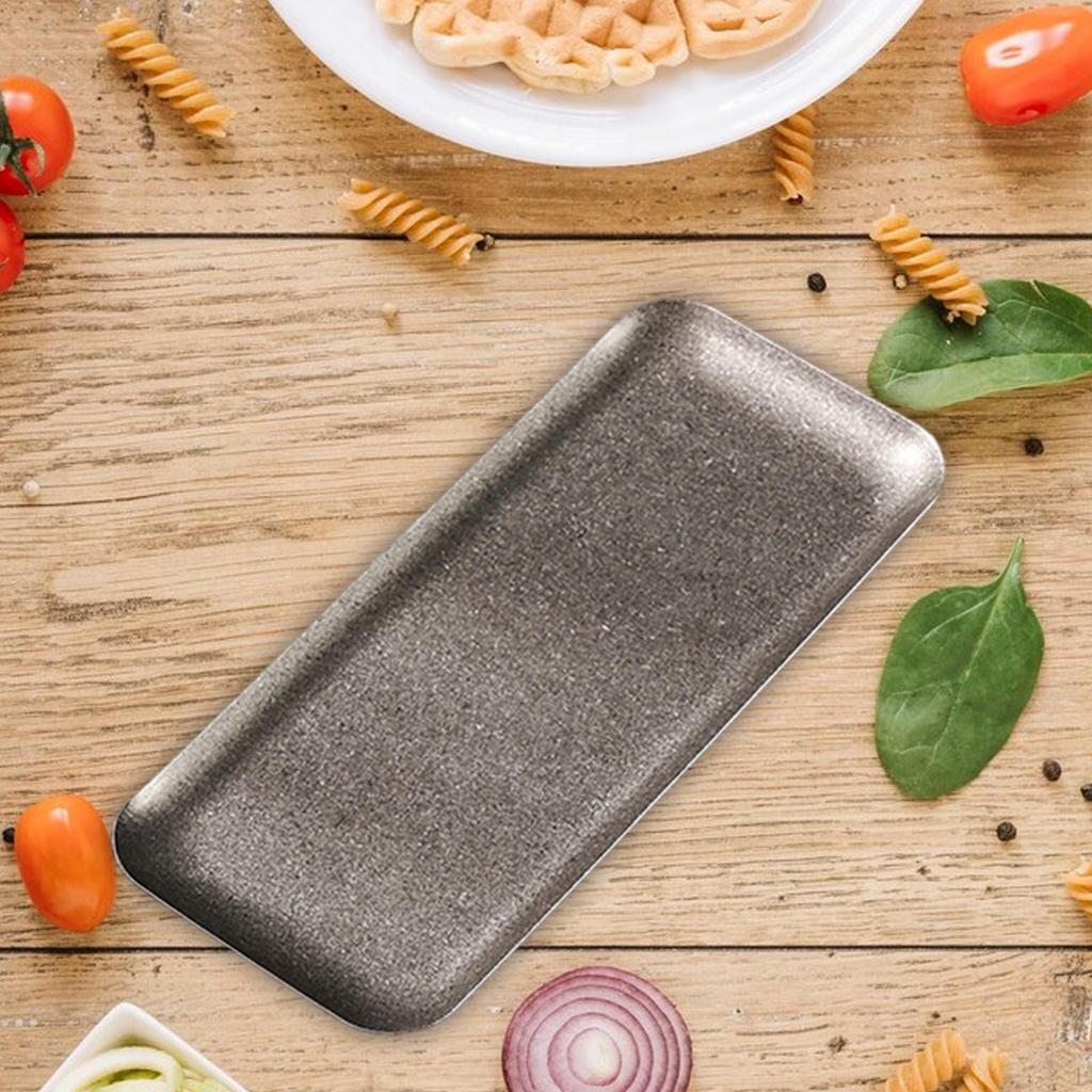 BBQ Serving Tray Food Cafeteria Storage Baking Sheet Display for Roasting