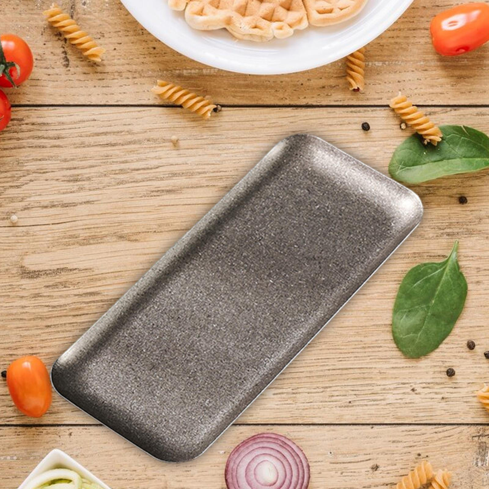 

Поднос для сервировки барбекю, пищевое кафе, противень для хранения, дисплей для жарки 22cmx9.7cm